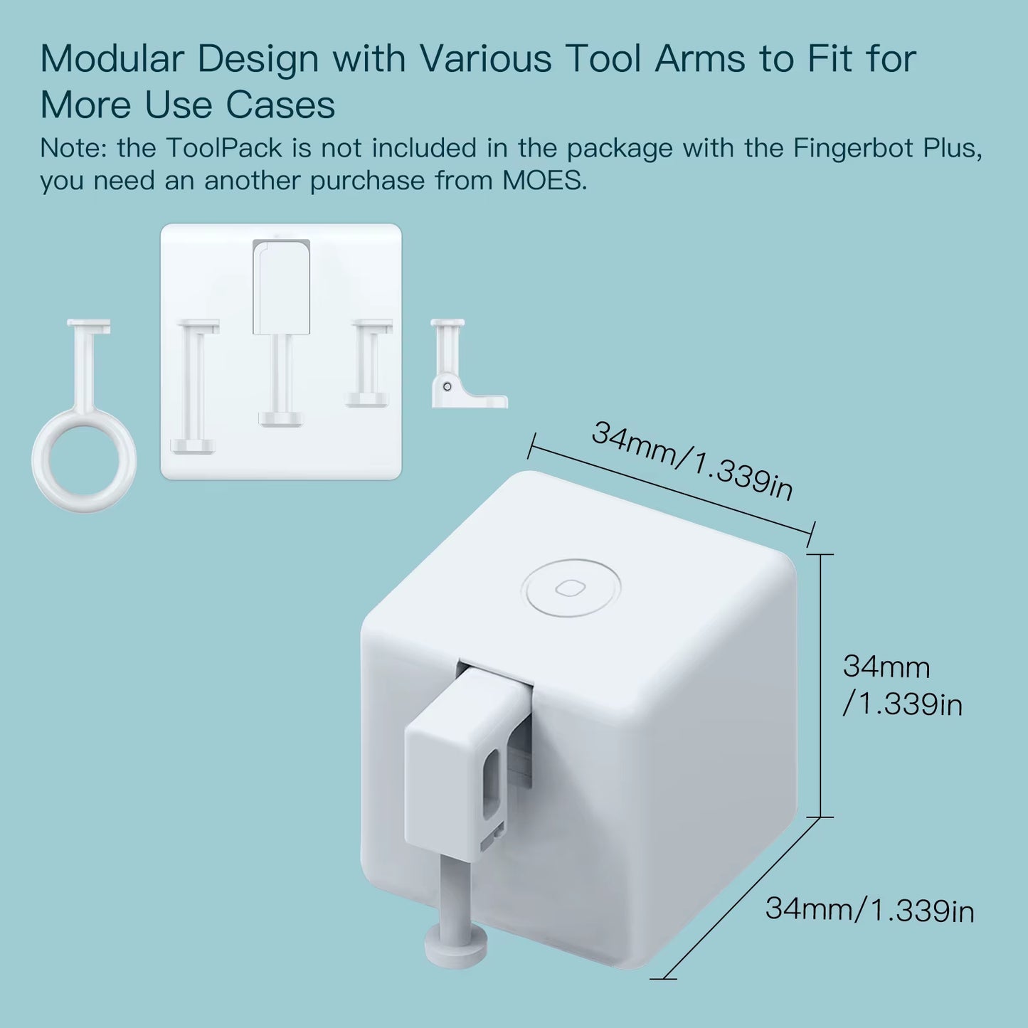 MOES Tuya Fingerbot Button Pusher New Zigbee Finger Robot Smart Life App Automatic Switch Voice Control Alexa Google Home