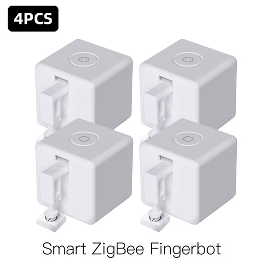 MOES Tuya Fingerbot Button Pusher New Zigbee Finger Robot Smart Life App Automatic Switch Voice Control Alexa Google Home